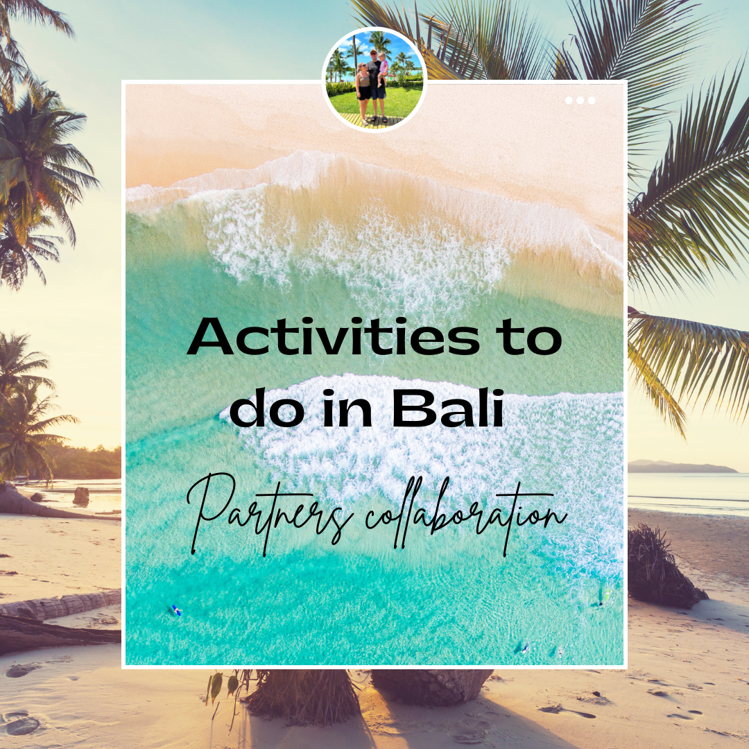 Families taking advantage of discounted activities in Bali, featuring beach fun, cultural experiences, and outdoor adventures.