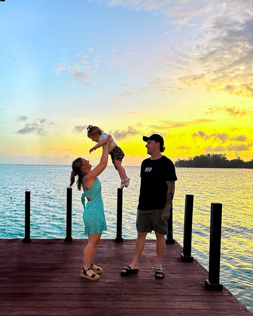 More To Life Family Sunset pier